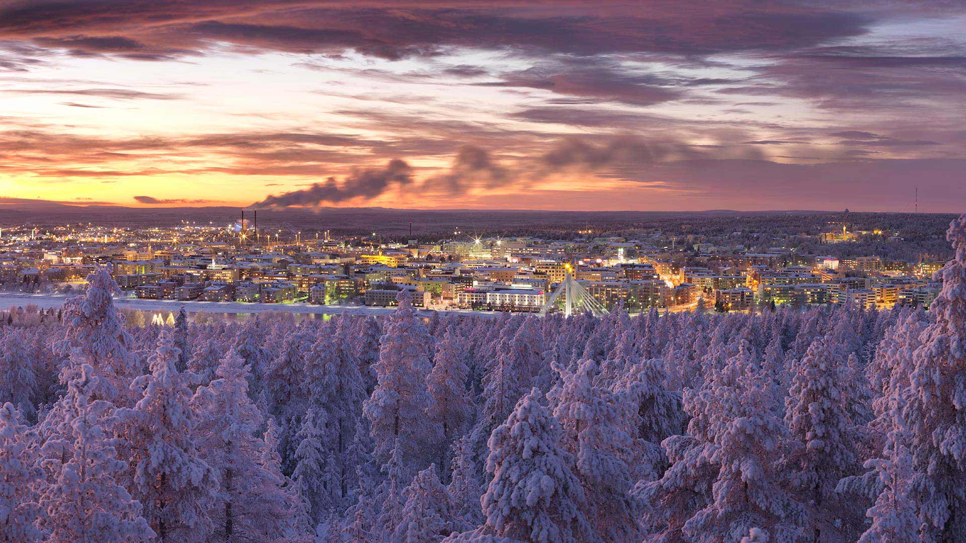 View over Rovaniemi - ©Visitrovaniemi.fi