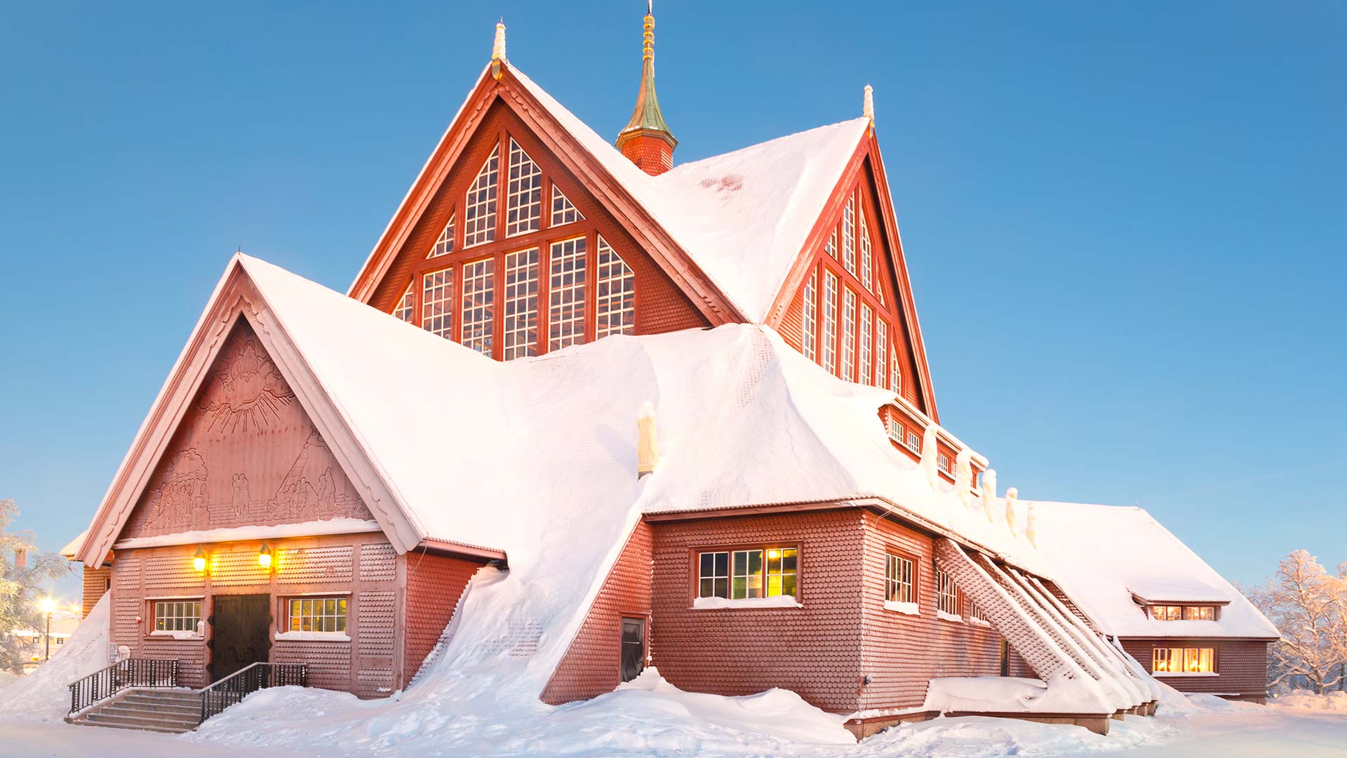 Kiruna Church in Swedish Lapland